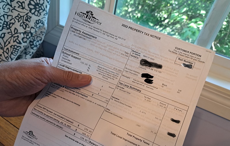 High River ratepayers should be receiving their tax notices soon